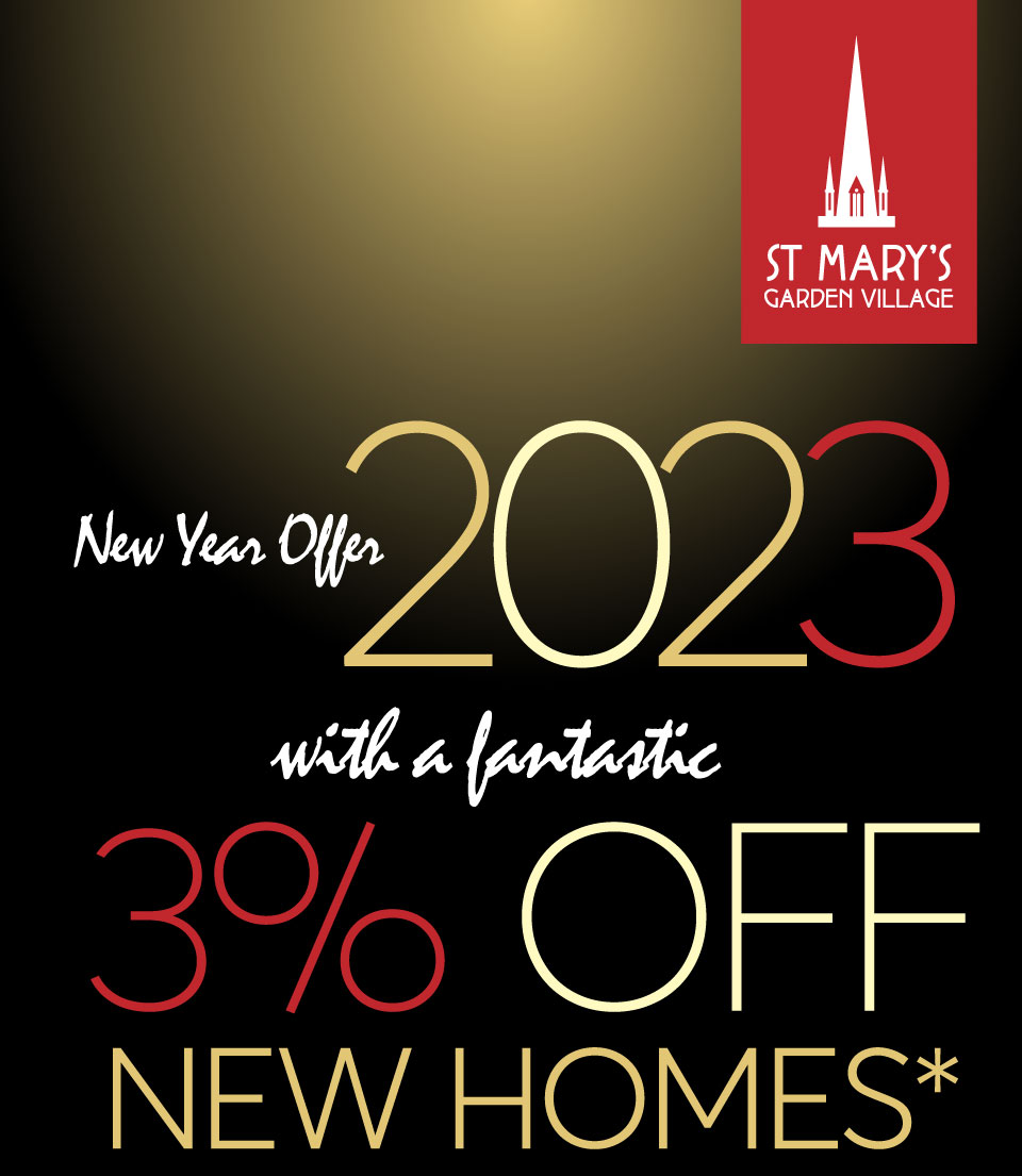 2023 New Year Offer a fantastic 3% off new homes